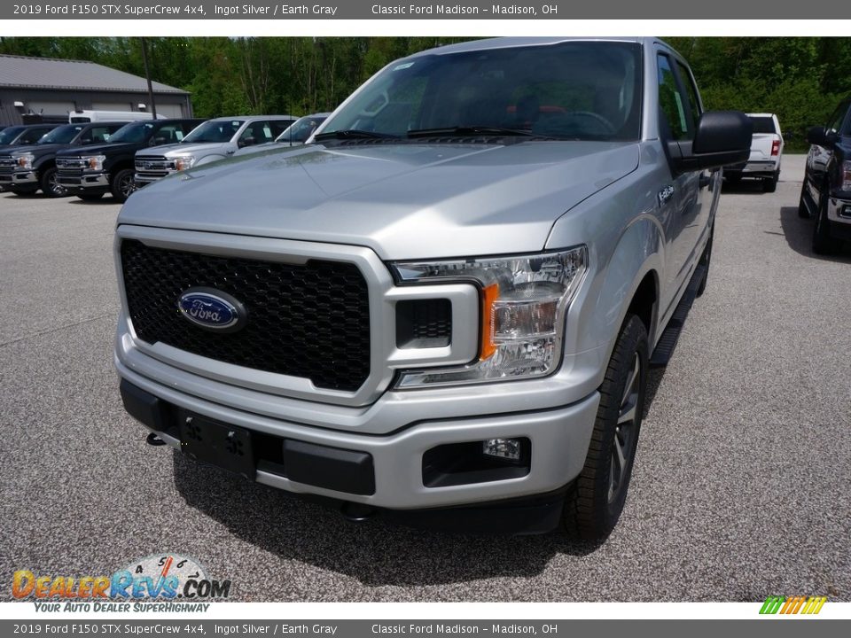 2019 Ford F150 STX SuperCrew 4x4 Ingot Silver / Earth Gray Photo #1