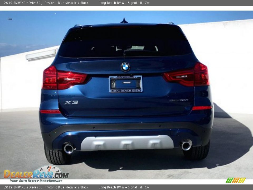 2019 BMW X3 sDrive30i Phytonic Blue Metallic / Black Photo #4