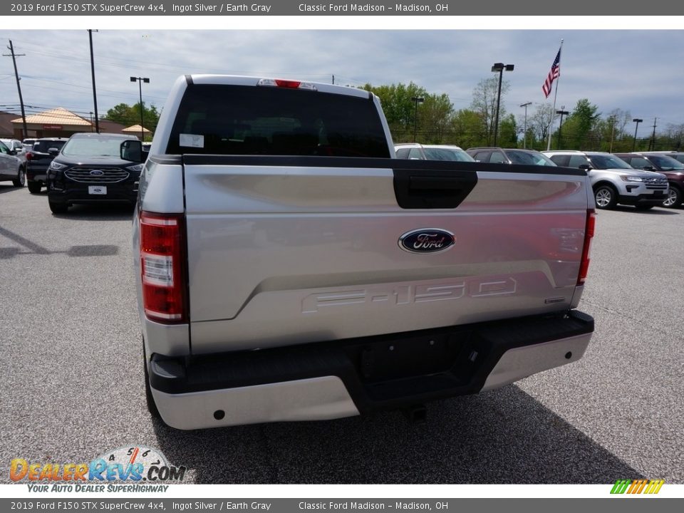 2019 Ford F150 STX SuperCrew 4x4 Ingot Silver / Earth Gray Photo #3