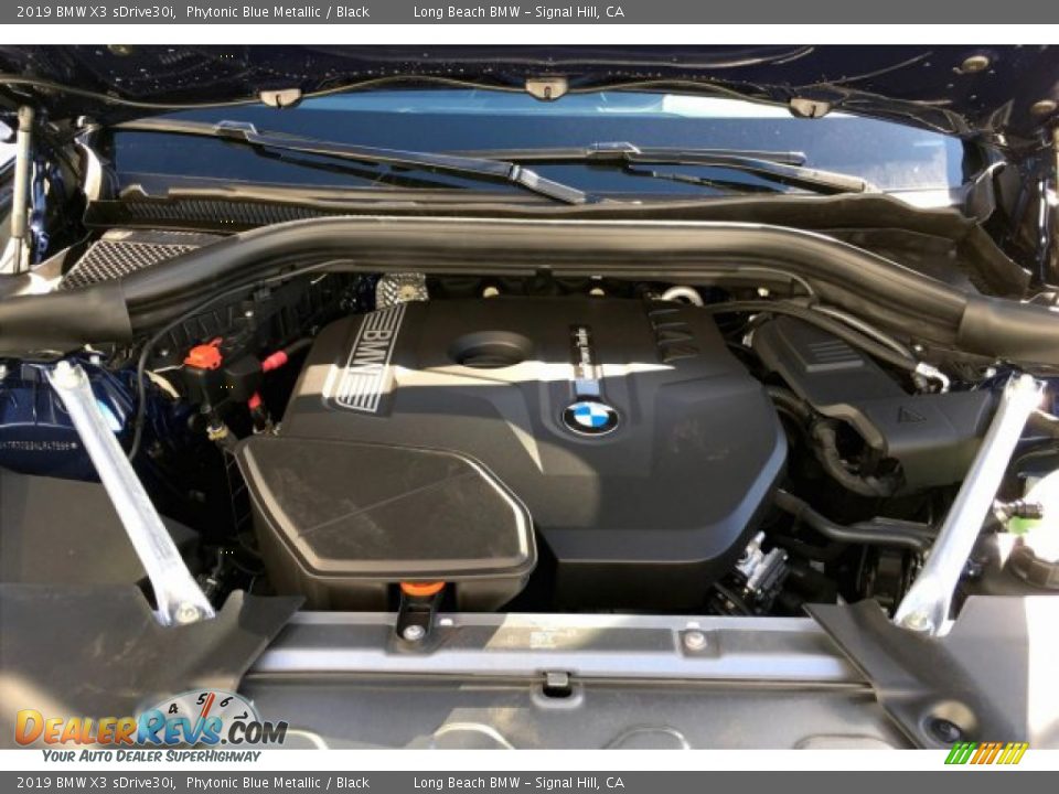 2019 BMW X3 sDrive30i Phytonic Blue Metallic / Black Photo #9