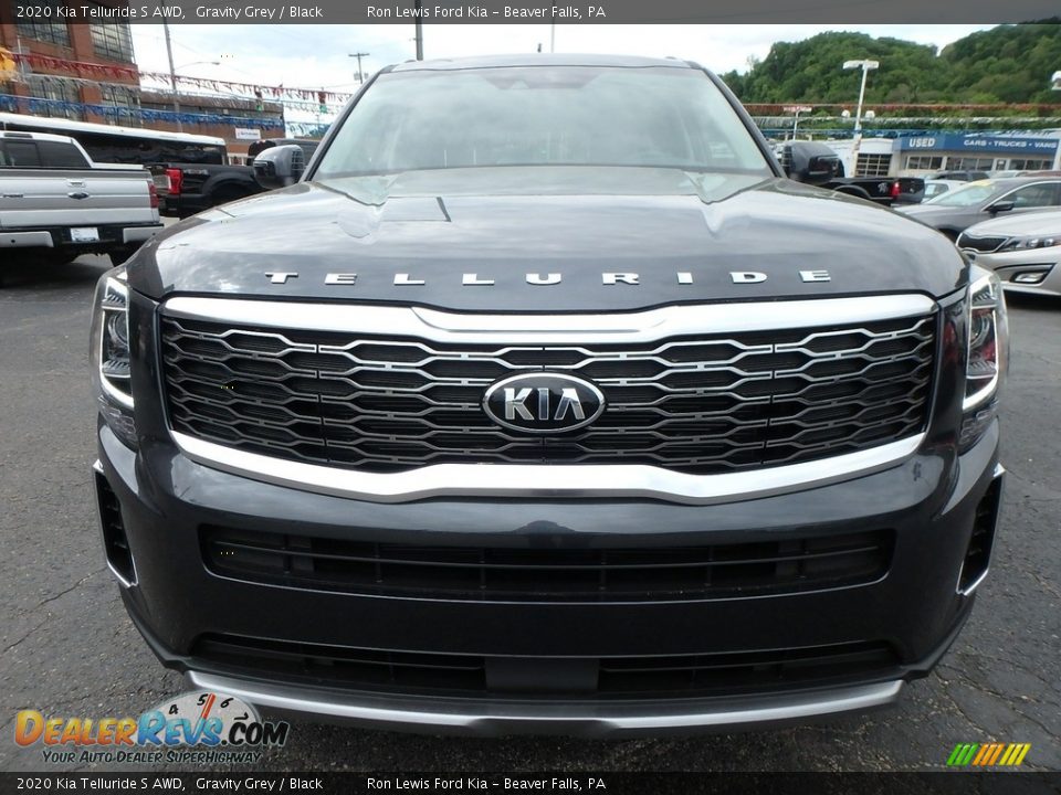 2020 Kia Telluride S AWD Gravity Grey / Black Photo #8