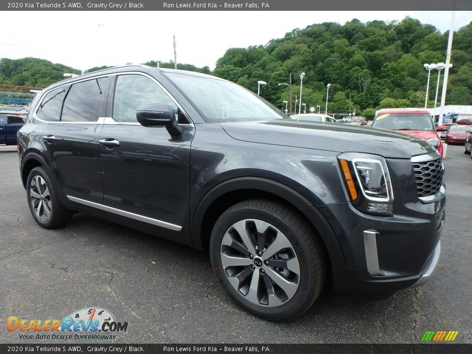 Gravity Grey 2020 Kia Telluride S AWD Photo #9