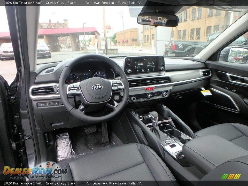 Black Interior - 2020 Kia Telluride S AWD Photo #14