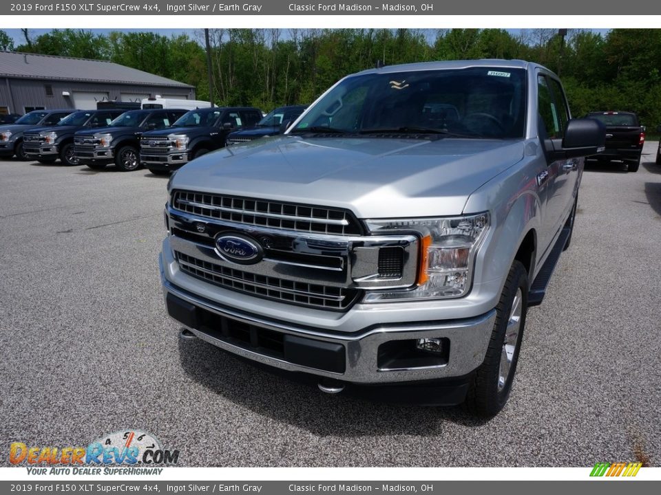 2019 Ford F150 XLT SuperCrew 4x4 Ingot Silver / Earth Gray Photo #1