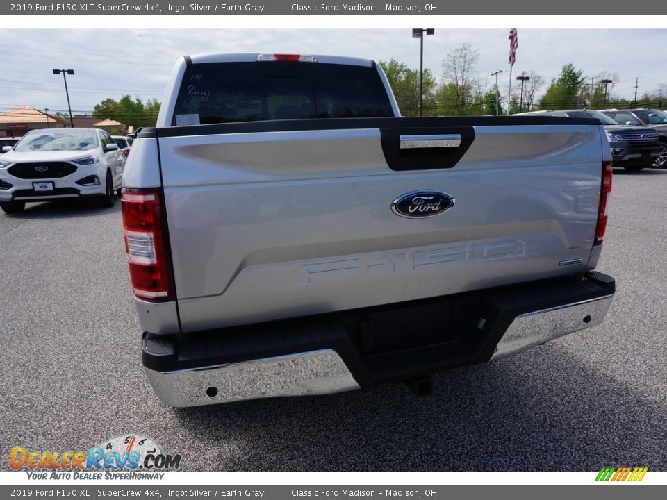 2019 Ford F150 XLT SuperCrew 4x4 Ingot Silver / Earth Gray Photo #3