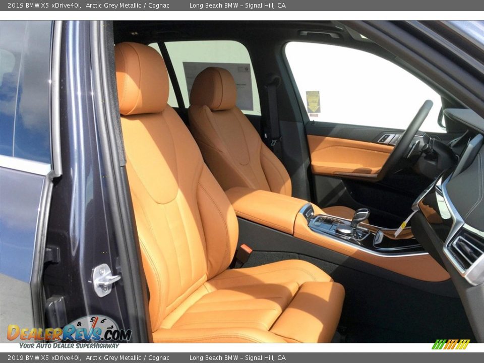2019 BMW X5 xDrive40i Arctic Grey Metallic / Cognac Photo #2