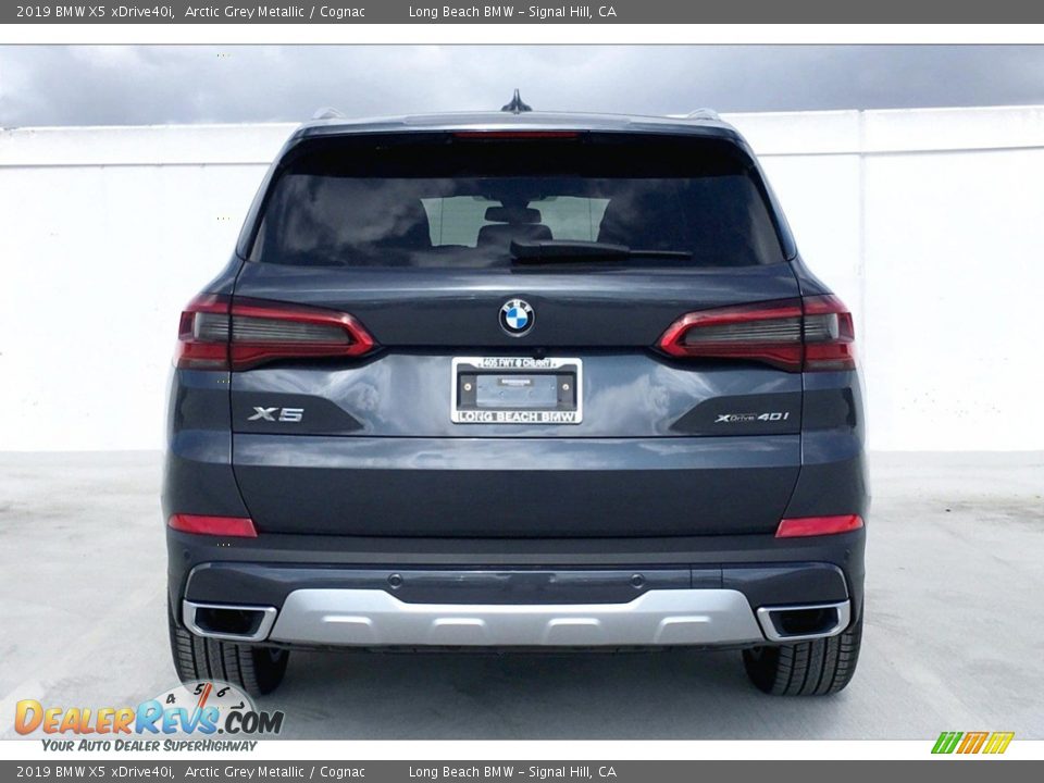 2019 BMW X5 xDrive40i Arctic Grey Metallic / Cognac Photo #4