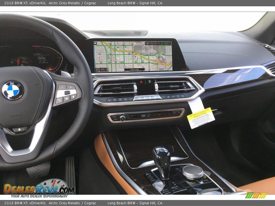 2019 BMW X5 xDrive40i Arctic Grey Metallic / Cognac Photo #5