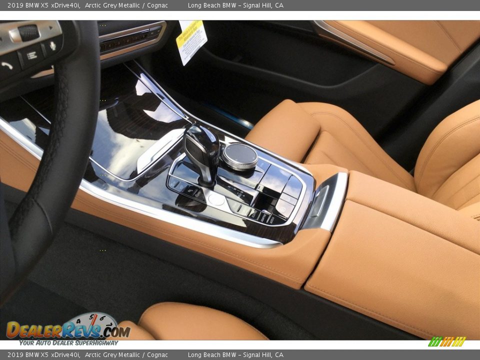 2019 BMW X5 xDrive40i Arctic Grey Metallic / Cognac Photo #7