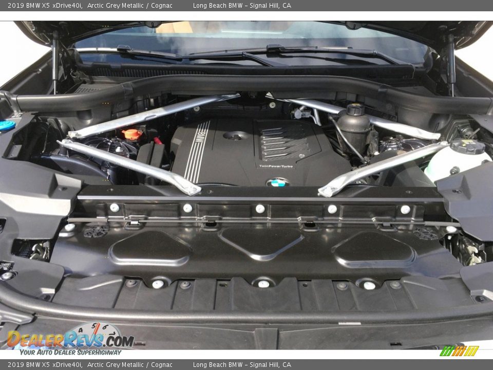 2019 BMW X5 xDrive40i Arctic Grey Metallic / Cognac Photo #9