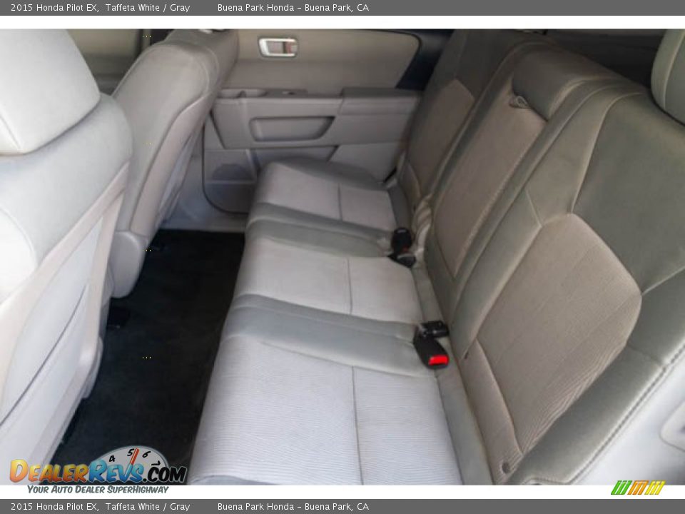 2015 Honda Pilot EX Taffeta White / Gray Photo #4