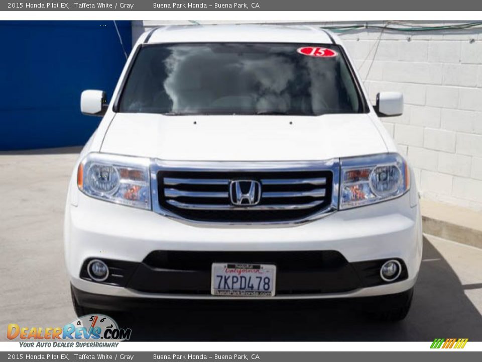 2015 Honda Pilot EX Taffeta White / Gray Photo #7