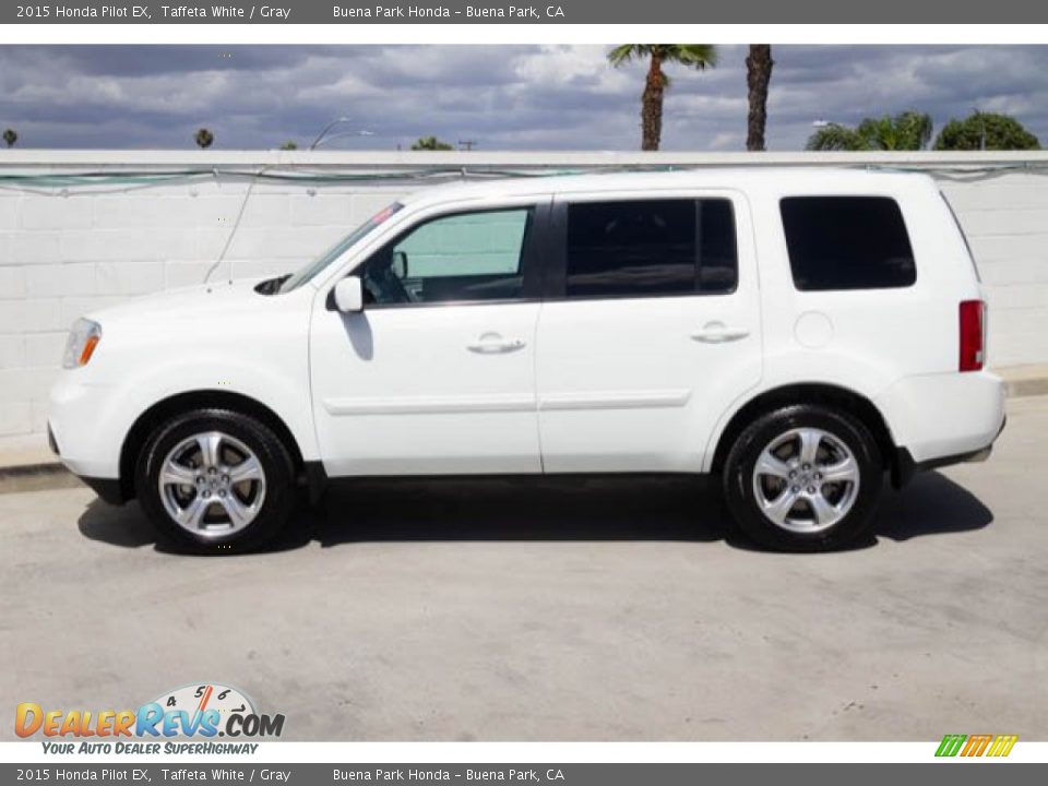 2015 Honda Pilot EX Taffeta White / Gray Photo #8