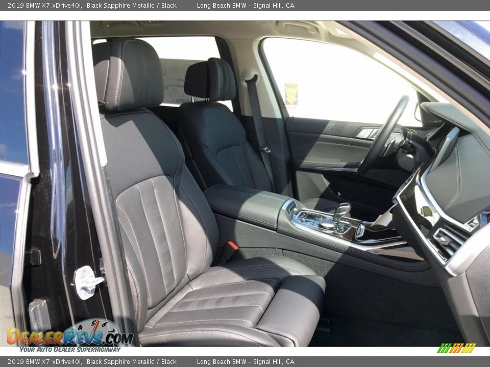 2019 BMW X7 xDrive40i Black Sapphire Metallic / Black Photo #2