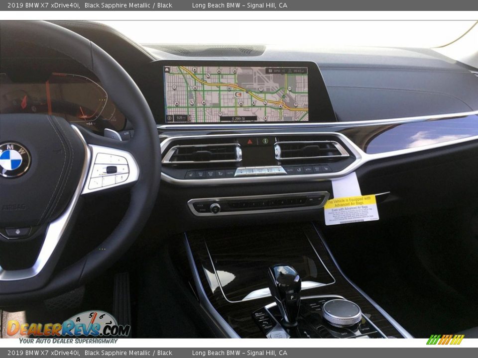 2019 BMW X7 xDrive40i Black Sapphire Metallic / Black Photo #5
