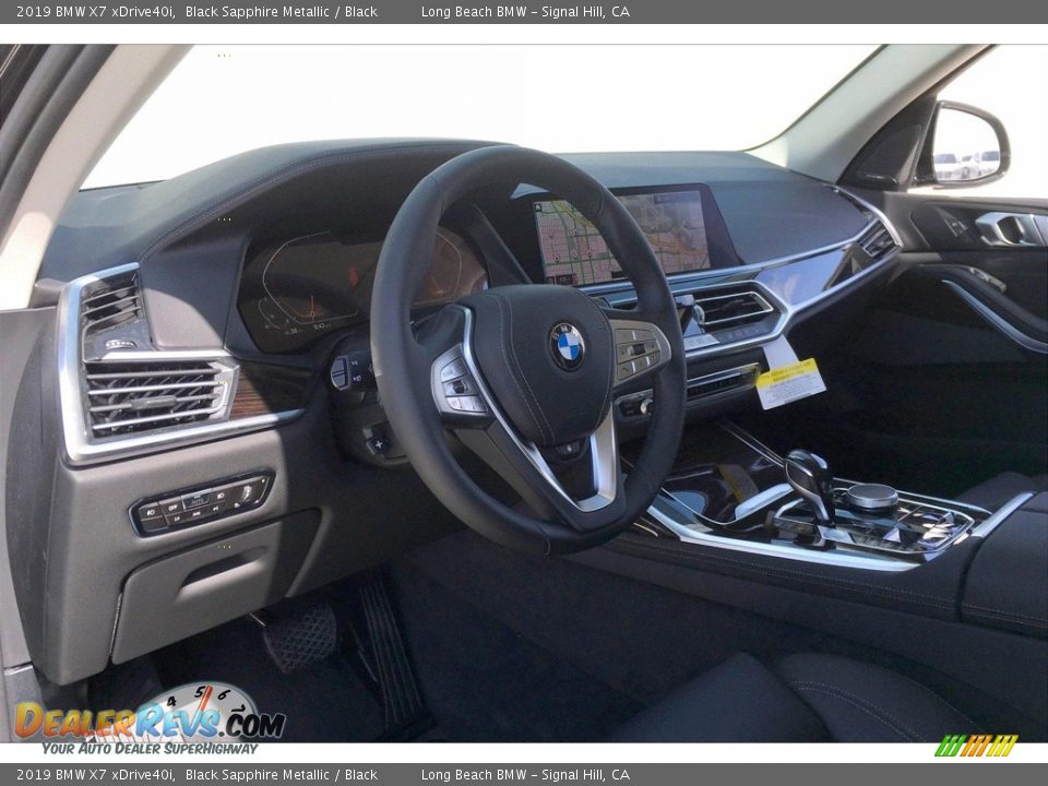 2019 BMW X7 xDrive40i Black Sapphire Metallic / Black Photo #6