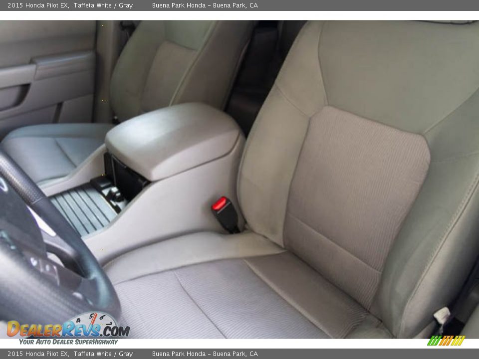 2015 Honda Pilot EX Taffeta White / Gray Photo #14