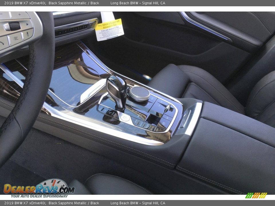 2019 BMW X7 xDrive40i Black Sapphire Metallic / Black Photo #7
