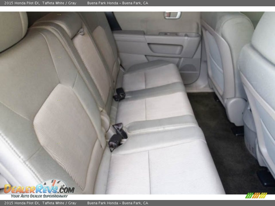 2015 Honda Pilot EX Taffeta White / Gray Photo #19