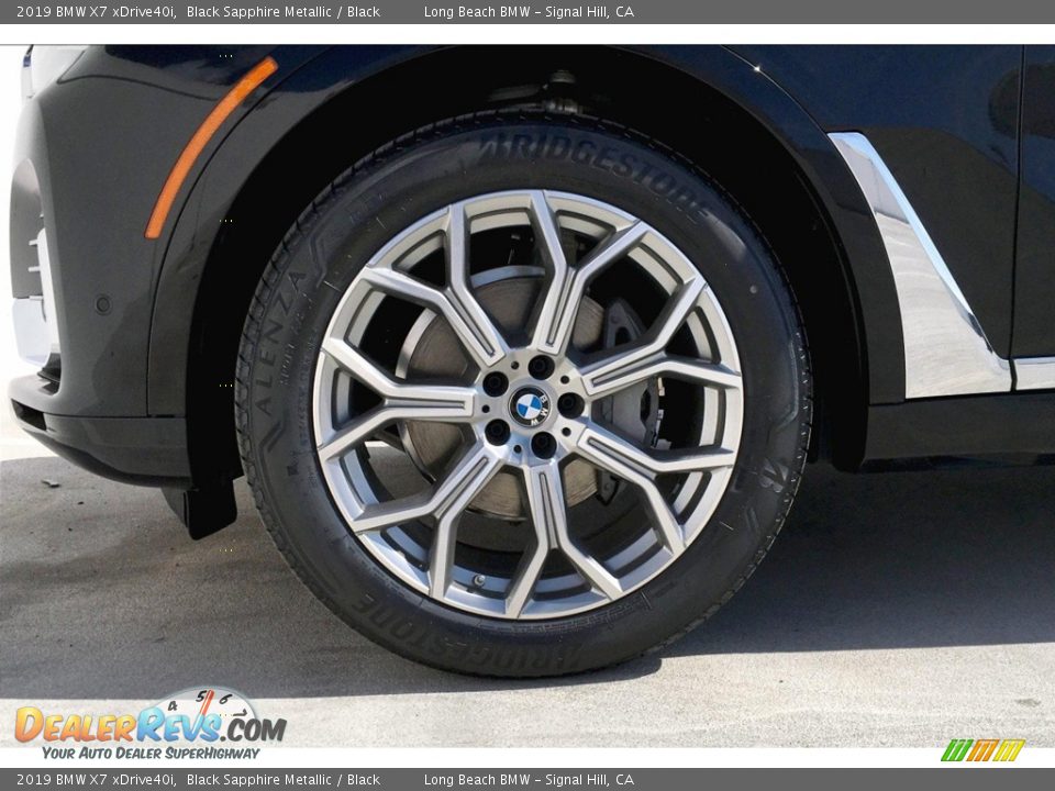 2019 BMW X7 xDrive40i Black Sapphire Metallic / Black Photo #10