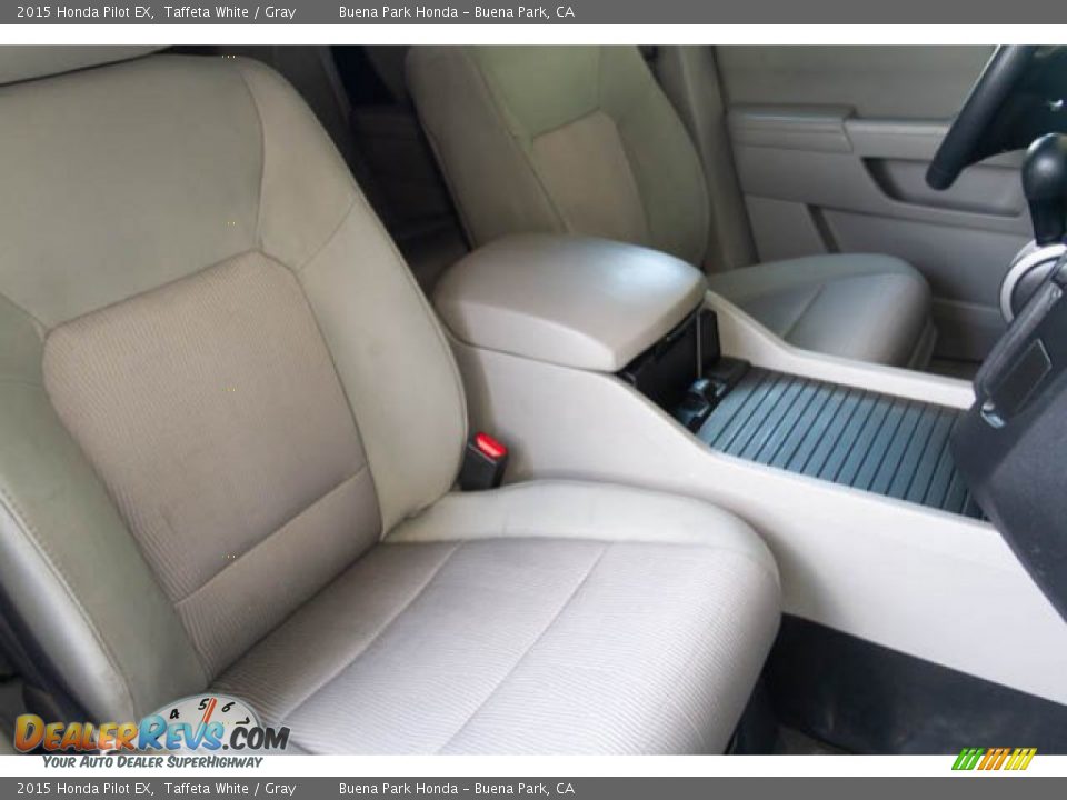 2015 Honda Pilot EX Taffeta White / Gray Photo #22