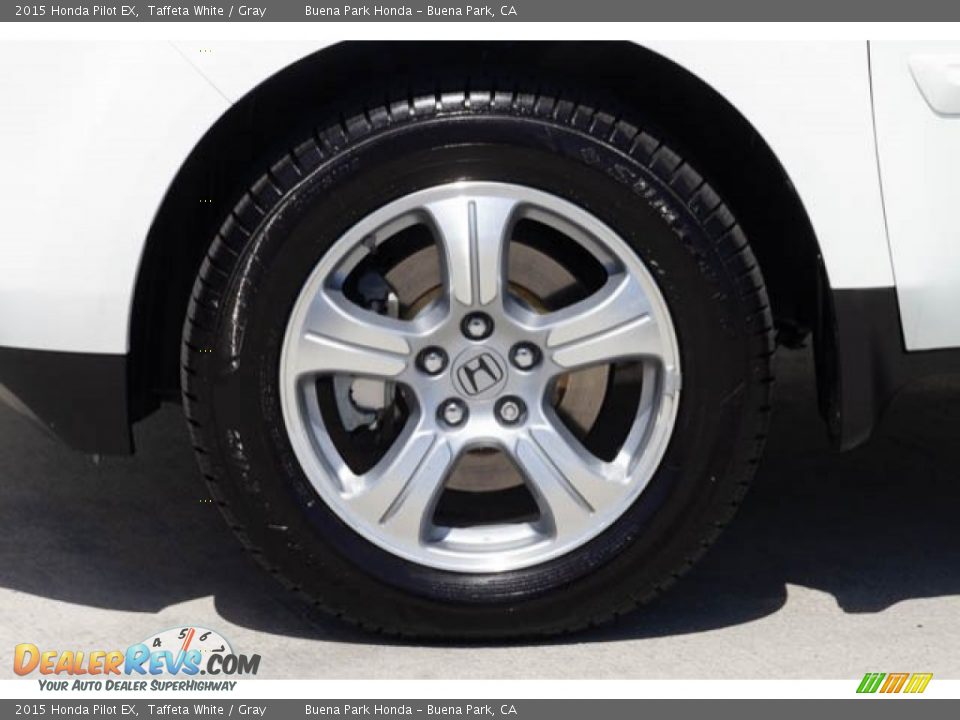 2015 Honda Pilot EX Taffeta White / Gray Photo #32