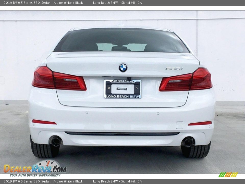 2019 BMW 5 Series 530i Sedan Alpine White / Black Photo #4