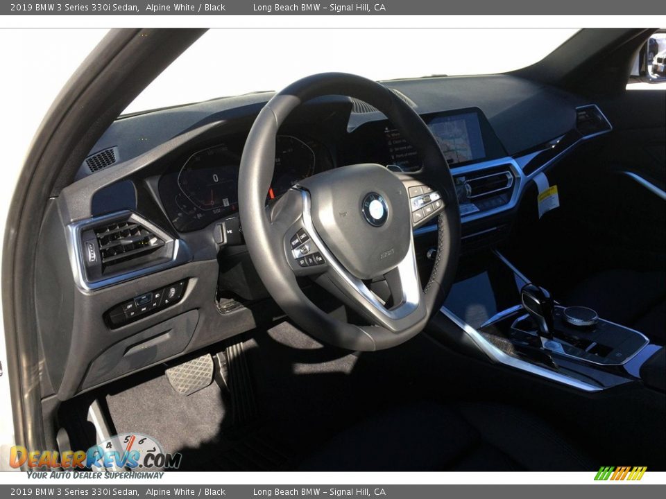 2019 BMW 3 Series 330i Sedan Alpine White / Black Photo #6