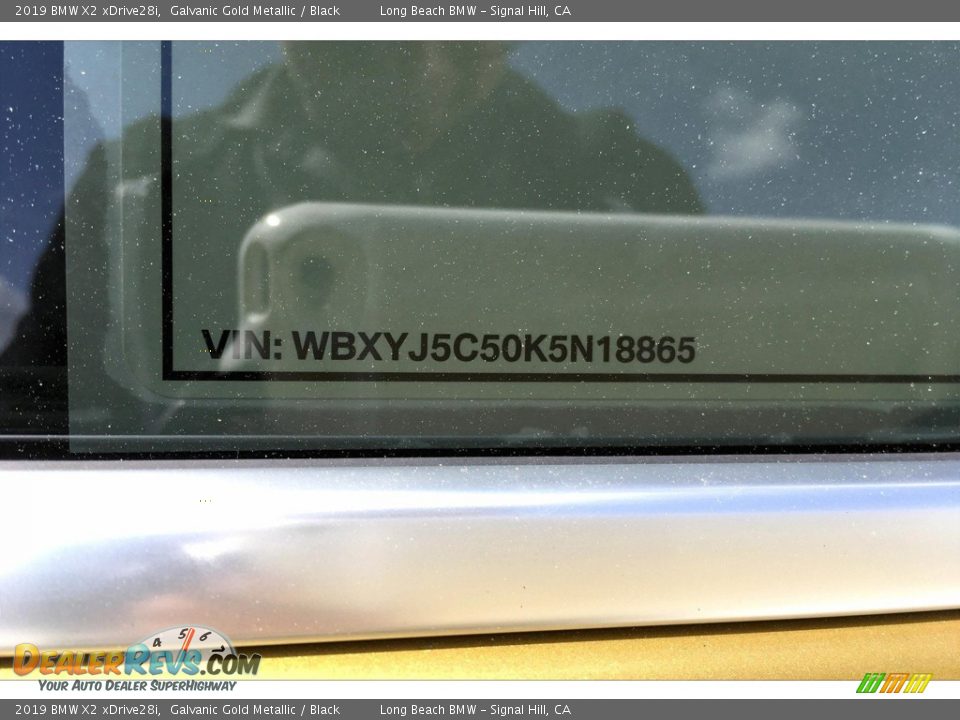 2019 BMW X2 xDrive28i Galvanic Gold Metallic / Black Photo #8