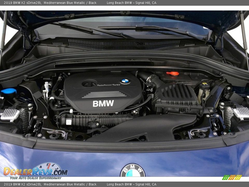 2019 BMW X2 sDrive28i Mediterranean Blue Metallic / Black Photo #9
