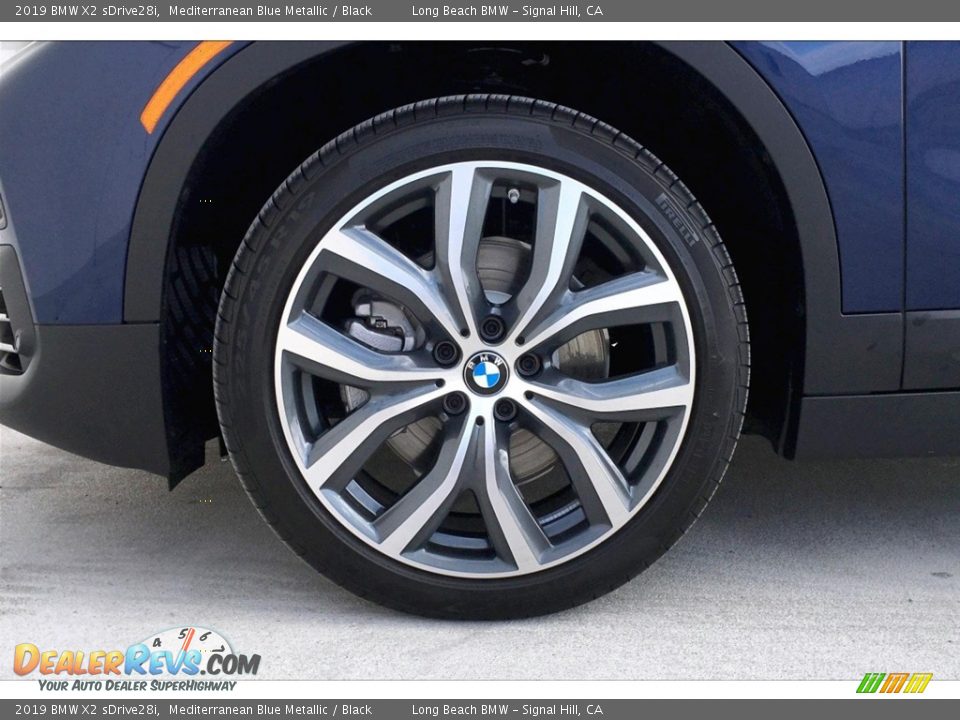 2019 BMW X2 sDrive28i Mediterranean Blue Metallic / Black Photo #10
