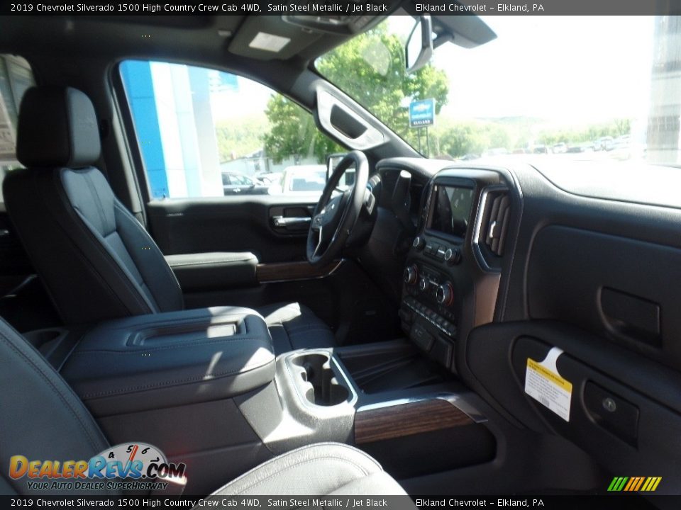 2019 Chevrolet Silverado 1500 High Country Crew Cab 4WD Satin Steel Metallic / Jet Black Photo #16