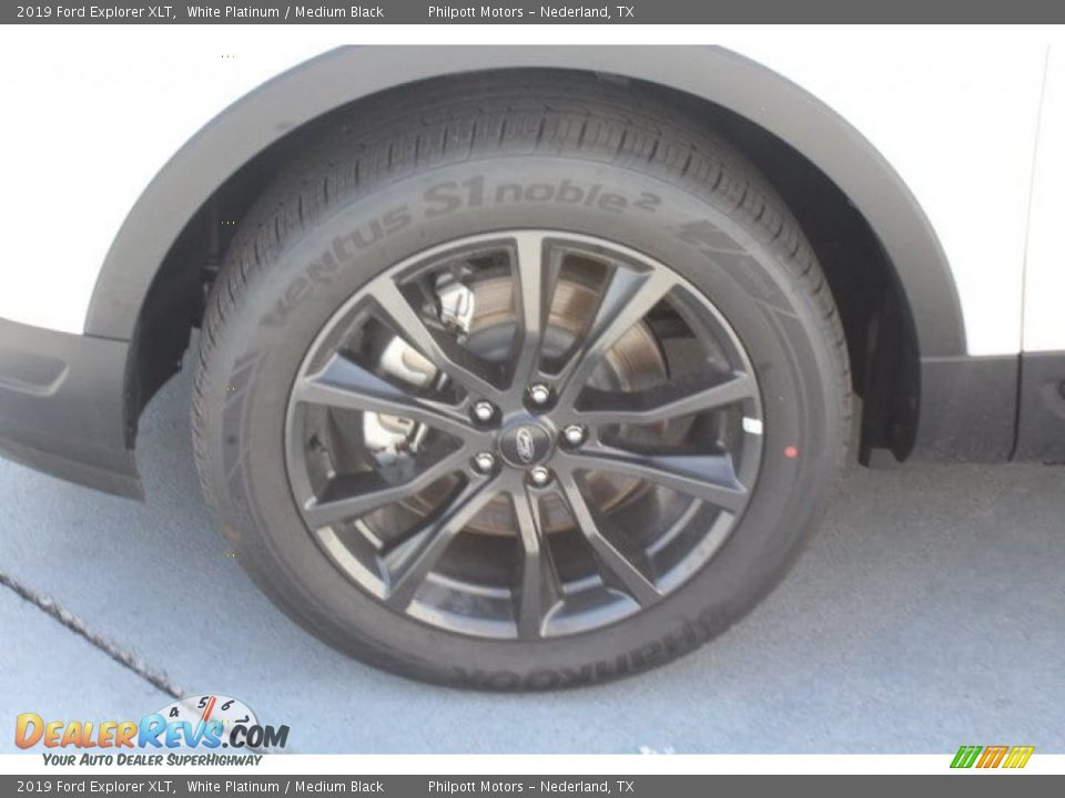 2019 Ford Explorer XLT White Platinum / Medium Black Photo #5