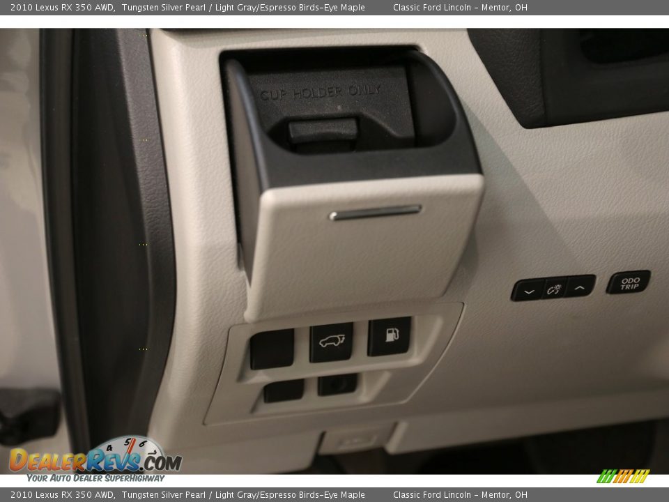 2010 Lexus RX 350 AWD Tungsten Silver Pearl / Light Gray/Espresso Birds-Eye Maple Photo #6