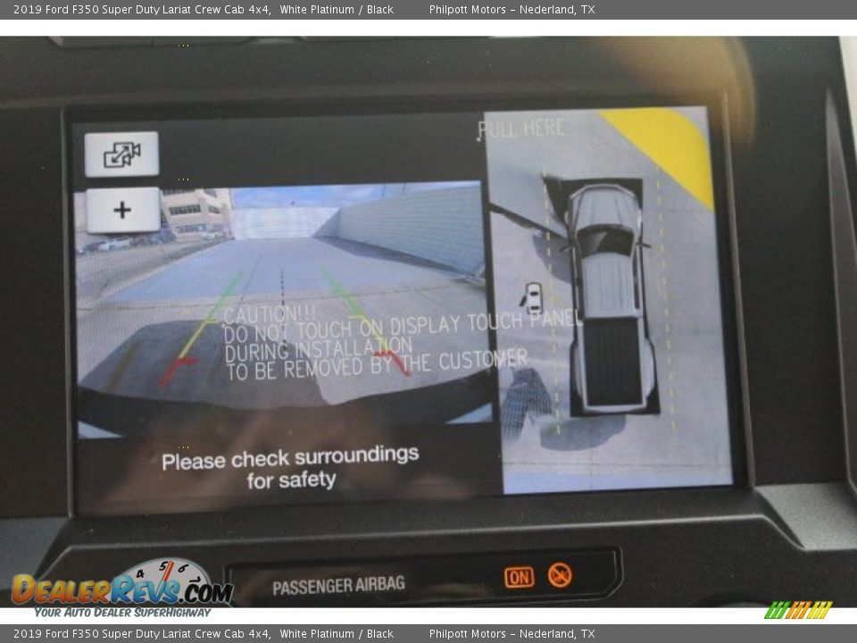 2019 Ford F350 Super Duty Lariat Crew Cab 4x4 White Platinum / Black Photo #14