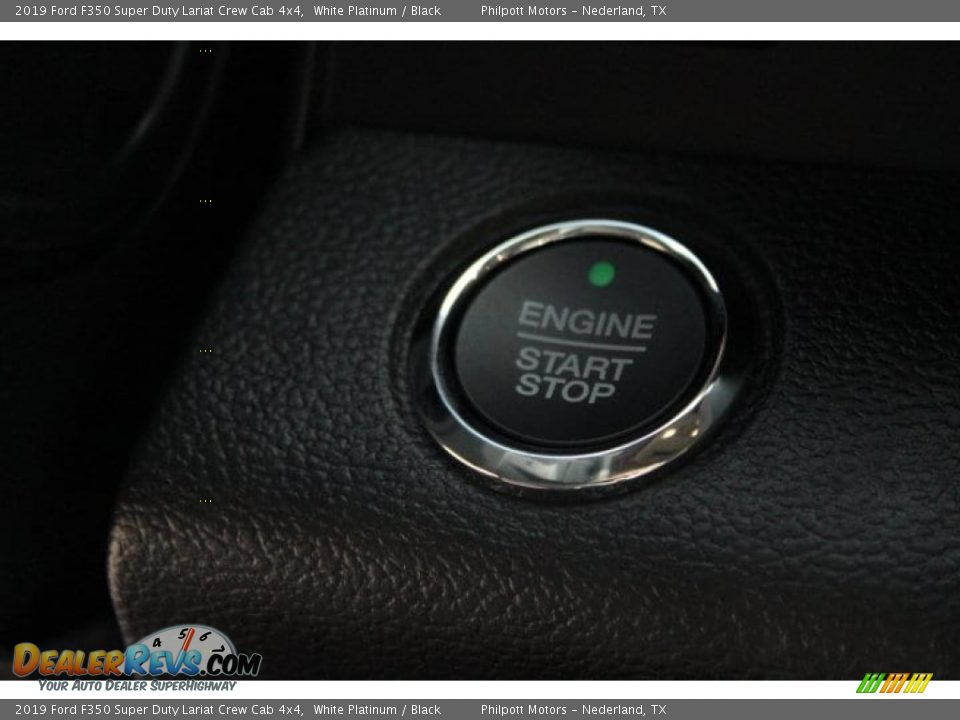 2019 Ford F350 Super Duty Lariat Crew Cab 4x4 White Platinum / Black Photo #15