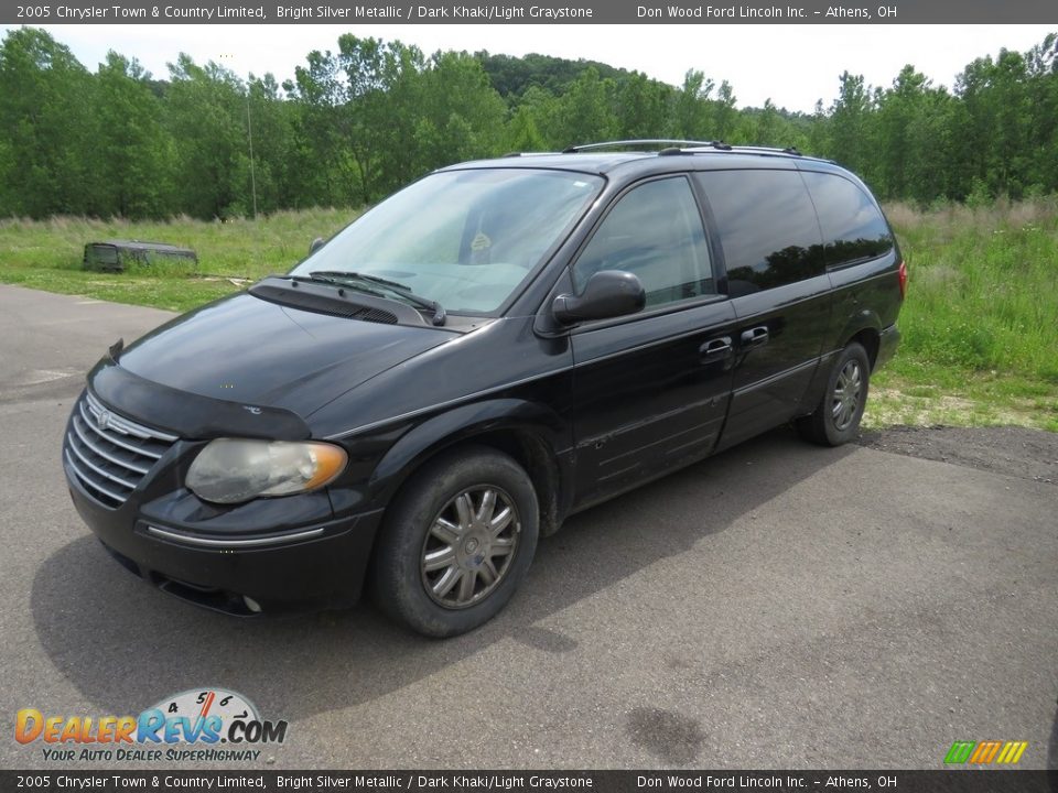 2005 Chrysler Town & Country Limited Bright Silver Metallic / Dark Khaki/Light Graystone Photo #5