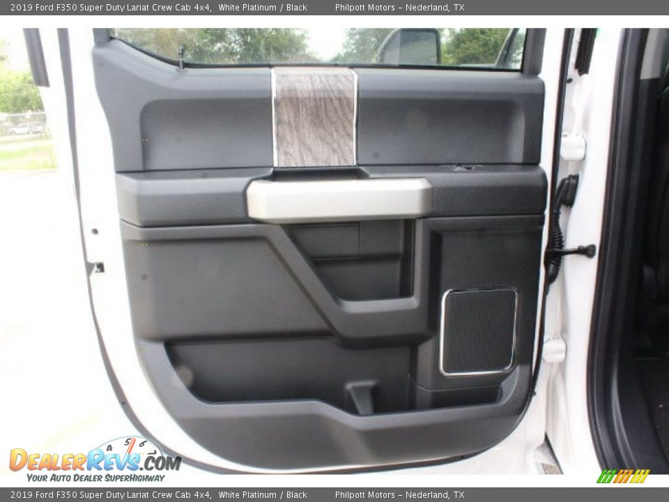 2019 Ford F350 Super Duty Lariat Crew Cab 4x4 White Platinum / Black Photo #18