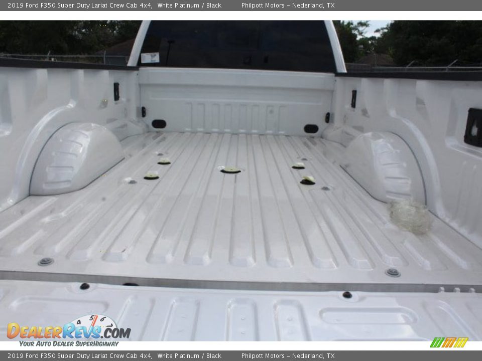 2019 Ford F350 Super Duty Lariat Crew Cab 4x4 White Platinum / Black Photo #22