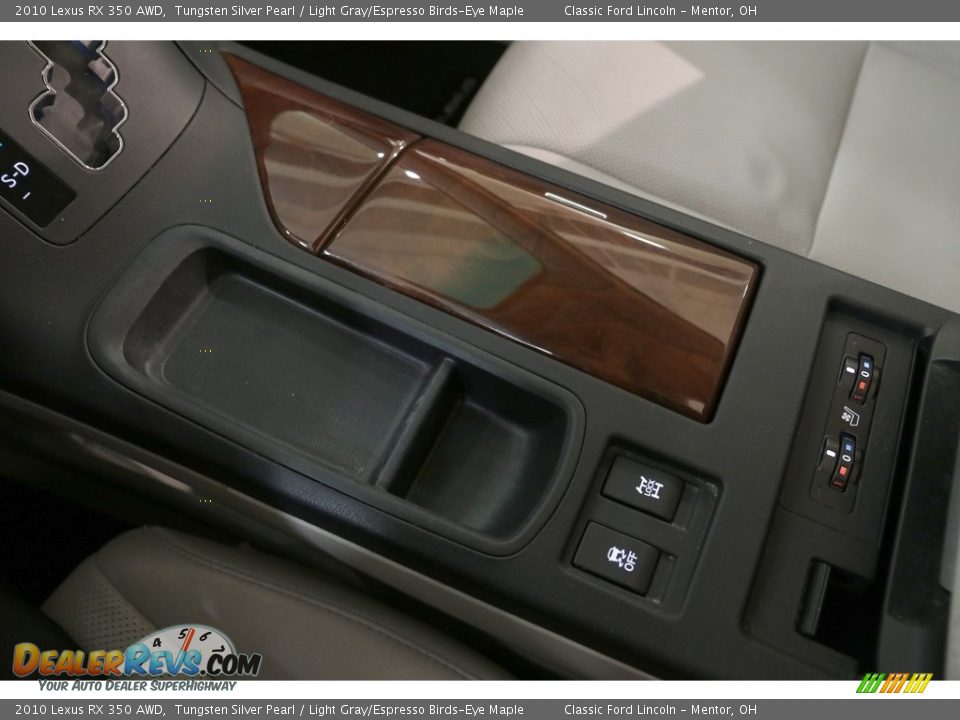 2010 Lexus RX 350 AWD Tungsten Silver Pearl / Light Gray/Espresso Birds-Eye Maple Photo #18