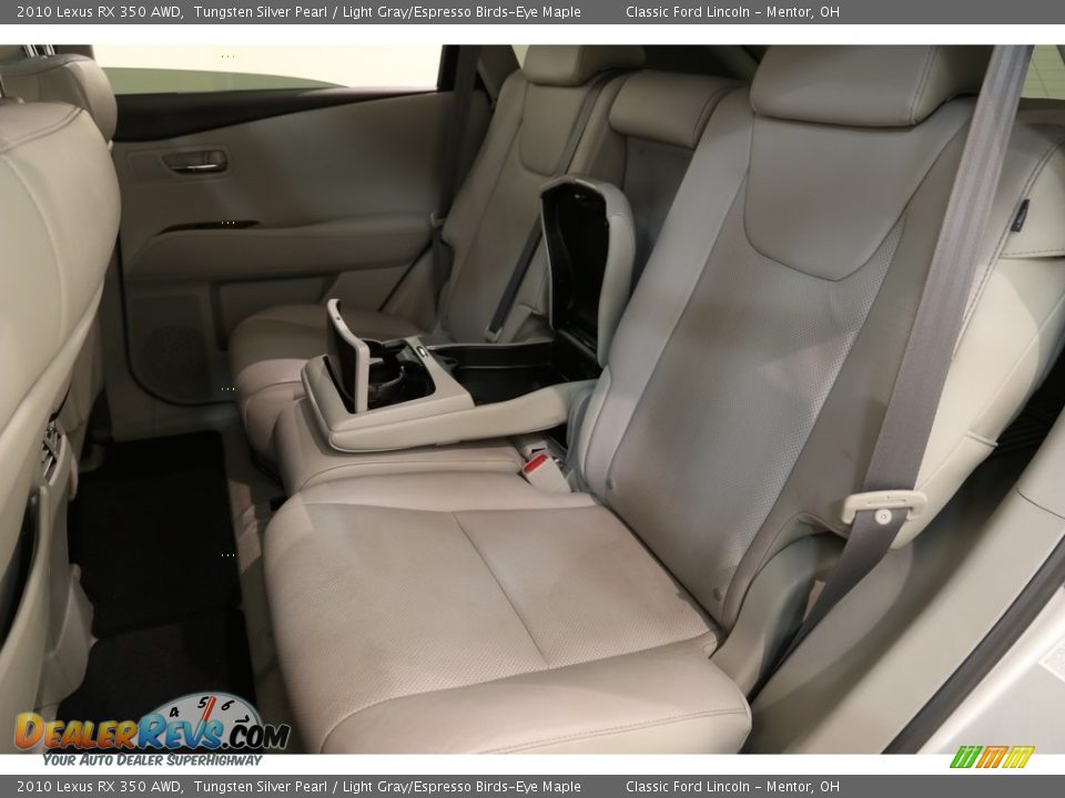 2010 Lexus RX 350 AWD Tungsten Silver Pearl / Light Gray/Espresso Birds-Eye Maple Photo #24