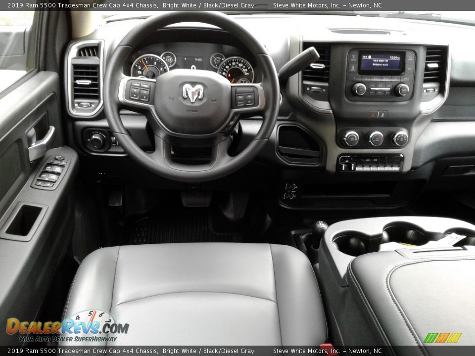 2019 Ram 5500 Tradesman Crew Cab 4x4 Chassis Bright White / Black/Diesel Gray Photo #22