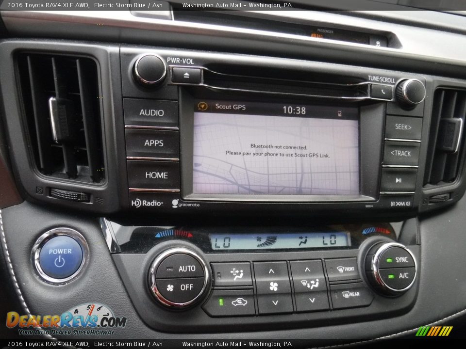 2016 Toyota RAV4 XLE AWD Electric Storm Blue / Ash Photo #16