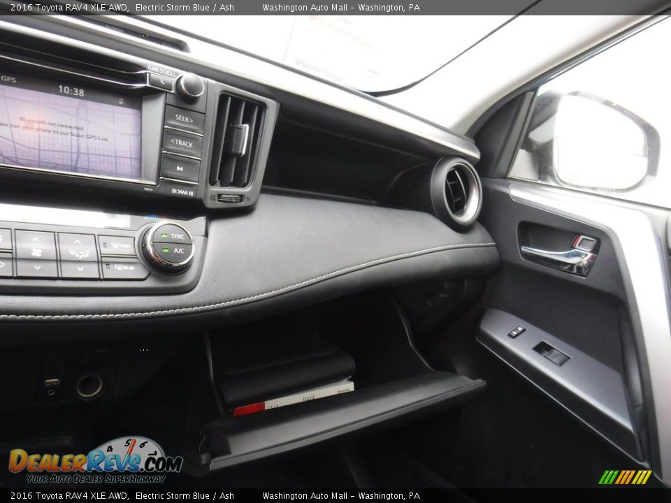 2016 Toyota RAV4 XLE AWD Electric Storm Blue / Ash Photo #22