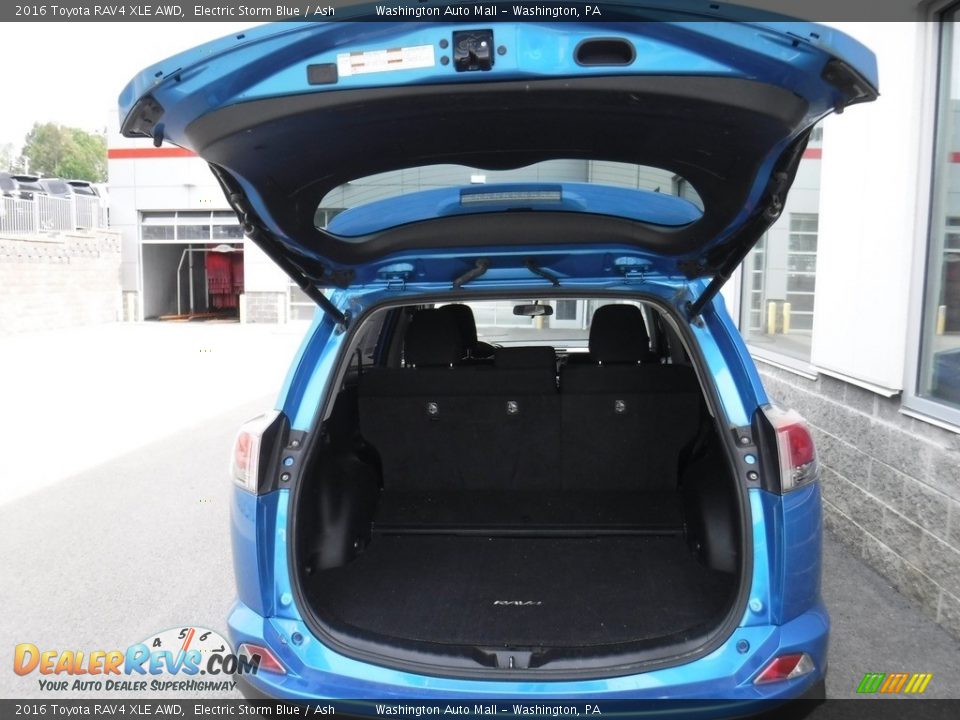 2016 Toyota RAV4 XLE AWD Electric Storm Blue / Ash Photo #23