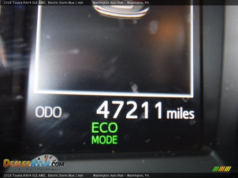 2016 Toyota RAV4 XLE AWD Electric Storm Blue / Ash Photo #29
