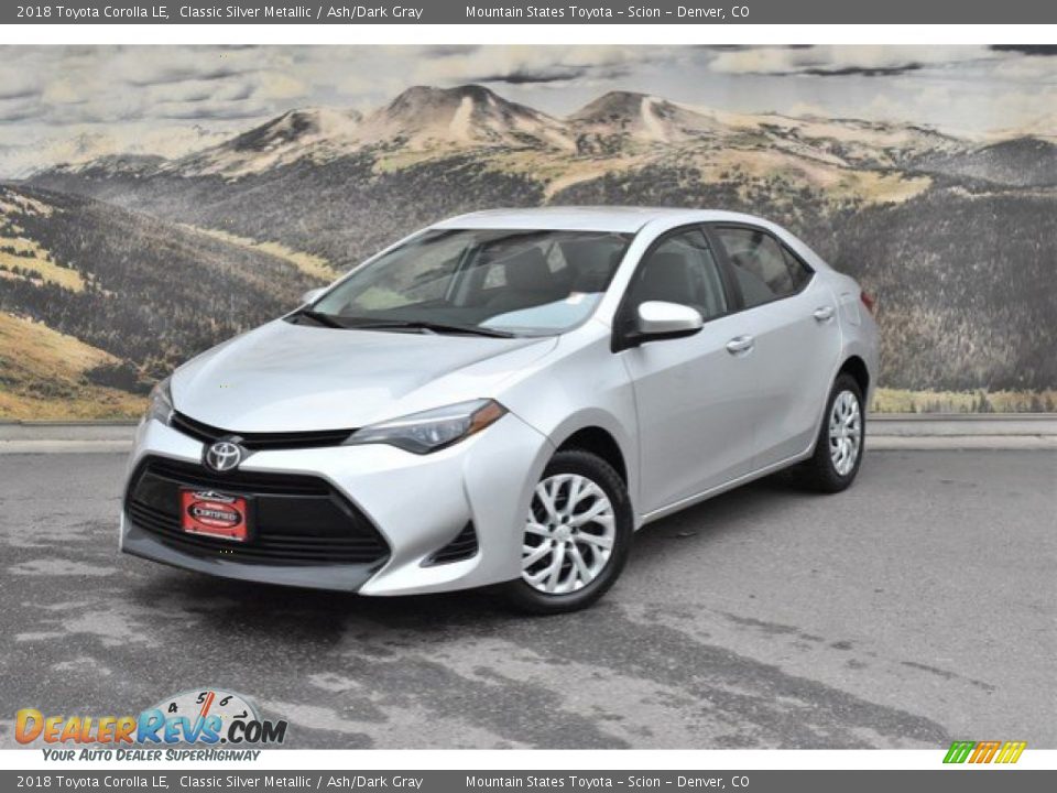 2018 Toyota Corolla LE Classic Silver Metallic / Ash/Dark Gray Photo #5