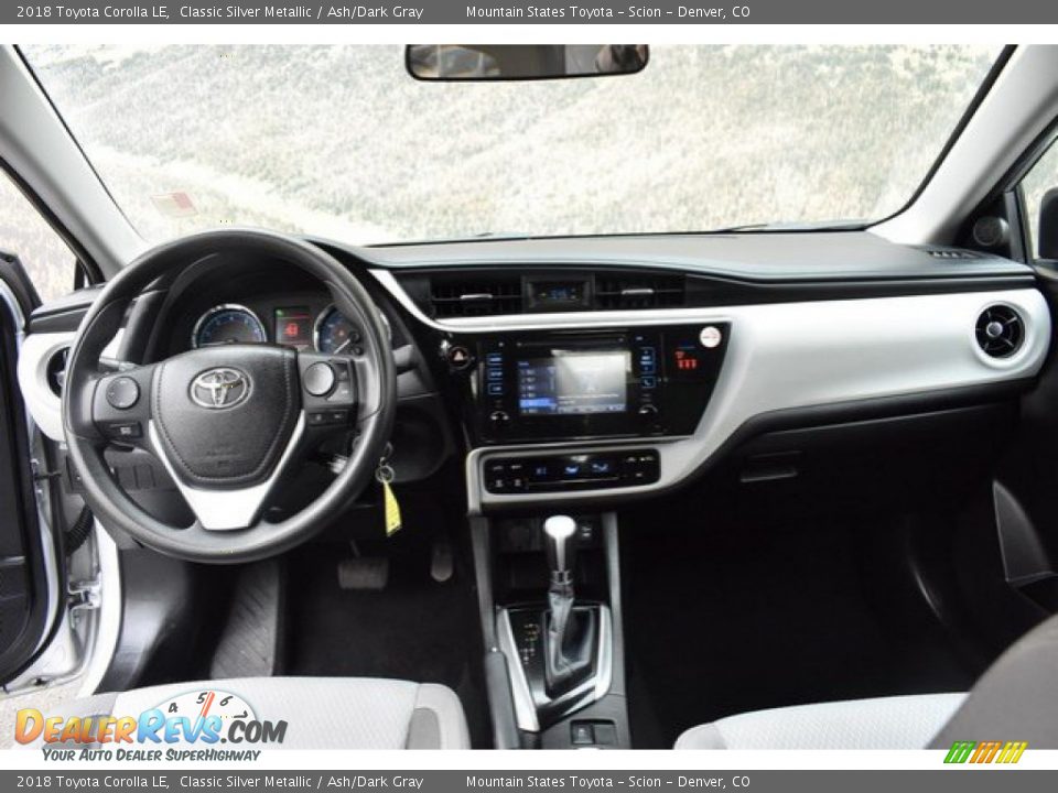 2018 Toyota Corolla LE Classic Silver Metallic / Ash/Dark Gray Photo #13