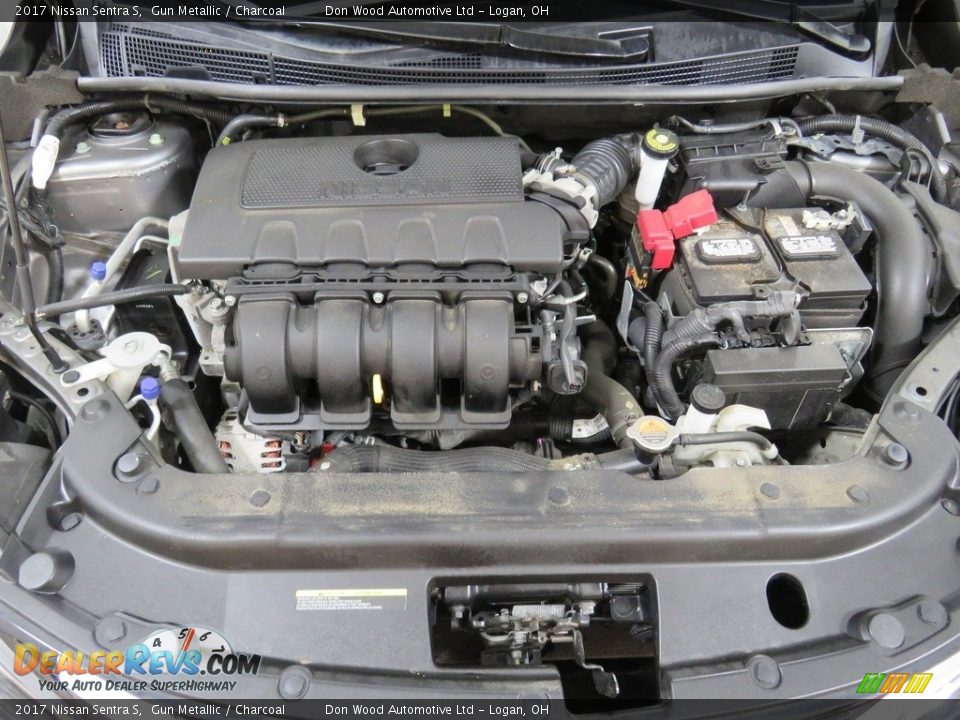 2017 Nissan Sentra S Gun Metallic / Charcoal Photo #7