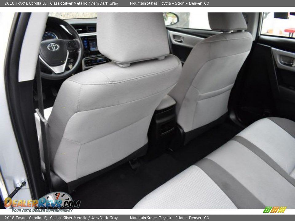 2018 Toyota Corolla LE Classic Silver Metallic / Ash/Dark Gray Photo #19